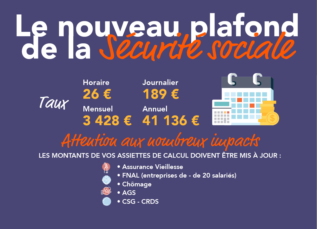 Sécurité sociale : les nouveaux plafonds fixés pour 2020 - Nibelis